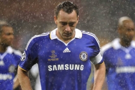 جان تری در فینال لیگ قهرمانان اروپا همراه چلسی