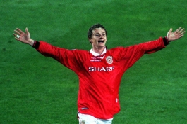 اوله گونار سولسشر در فینال لیگ قهرمانان اروپا با منچستریونایتد