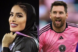 لیونل مسی - زهرا خواجوی - فوتبال 