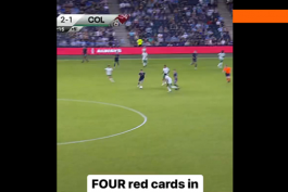 4 کارت قرمز در وقت های تلف شده در لیگ MLS / فیلم