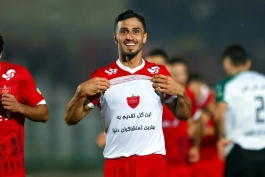 خوشحالی علی علیپور مقابل ذوب آهن