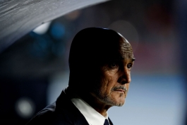 لوچانو اسپالتی - سرمربی یوونتوس - استادیوم دیگو مارادونای ناپولی