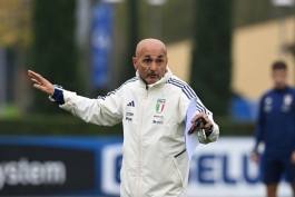 لوچانو اسپالتی - تمرین تیم ملی ایتالیا