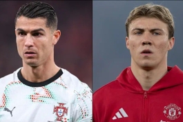 راسموس هویلون، مهاجم ناپولی - کریستیانو رونالدو، تیم ملی پرتغال