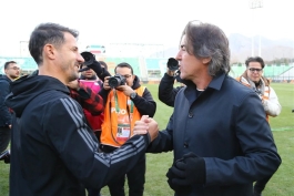 قاسم حدادی‌ فر و ریکاردو ساپینتو پیش از تقابل استقلال و ذوب آهن