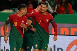 ژائو کانسلو و کریستیانو رونالدو در تیم ملی پرتغال