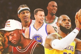 بسکتبال NBA | بهترین لقب تاریخ - لبران جیمز - استفن کری - مایکل جردن