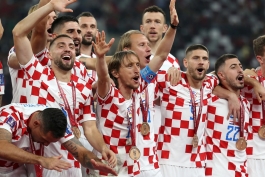 تیم ملی کرواسی پس از مدال برنز جام جهانی 