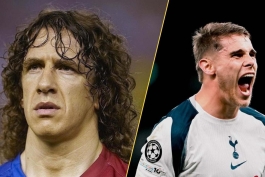 میکی فن ده فن - کارلس پویول - تاتنهام - بارسلونا 