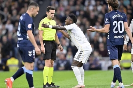 کینترو گونزالس - داور بازی رئال مادرید و سلتاویگو در لالیگا - وینیسیوس جونیور، ستاره برزیل رئال مادرید