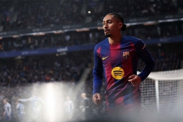 رافینیا - ستاره برزیلی بارسلونا در بازی مقابل اسپانیول