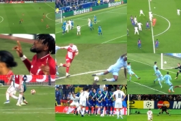 کریستیانو رونالدو و دیووک اوریگی - لیگ قهرمانان اروپا