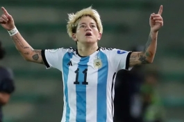تتوی جالب مهاجم تیم ملی زنان آرژانتین