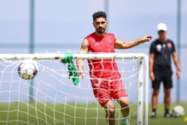 امید عالیشاه- تمرین پرسپولیس
