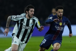 وارن زائر امری - ساندرو تونالی - تقابل پاری سن ژرمن و نیوکاسل در لیگ قهرمانان اروپا