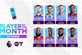 نامزدهای بهترین بازیکن ماه اکتبر 2025 لیگ برتر انگلیس