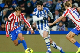 بازیکنان رئال سوسیداد و اتلتیکو مادرید - لالیگای اسپانیا