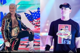 کودی رودز و جان سینا، ستارگان کشتی کج در شوی اسمکداون WWE