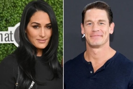 جان سینا، ستاره کشتی کج WWE و هالیوود به همراه نیکی بلا