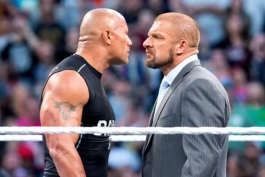 د راک و تریپل اچ؛ ستارگان کشتی کج و WWE