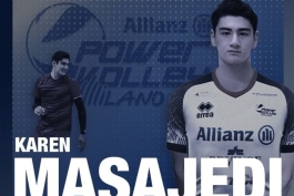 عکس از کارن مسجدی بازیکن والیبال