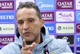 عکس از مومن سلیمان سرمربی تیم الشرطه عراق 