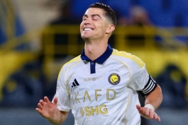 عکس از کریستیانو رونالدو مهاجم النصر لباس سفید