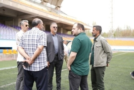 عکس از محمود بابایی و هیئت مدیره استقلال