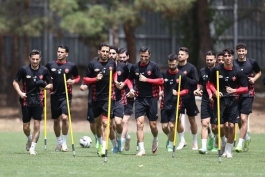 عکس از تمرینات پرسپولیس در فصل ۰۴-۱۴۰۳