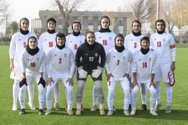 عکس تیمی از بازیکنان تیم ملی زنان