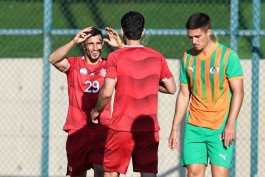 عکس از علی علیپور مهاجم پرسپولیس در بازی دوستانه مقابل آلانیا اسپور