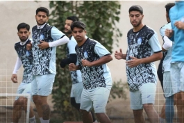 عکس از تمرین استقلالی‌ها بازیکنان امید