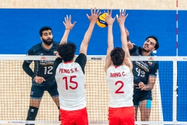 عکس از بازی تیم ملی والیبال ایران و چین در لیگ ملت های والیبال ۲۰۲۵
