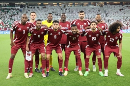 عکس تیمی از بازیکنان قطر ۲۰۲۵