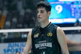 عکس از صابر کاظمی والیبالیست تیم ملی ایران