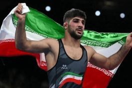 عکس از سعید اسماعیلی کشتی گیر فرنگی تیم ملی ایران