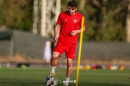 عکس از سعید مهری هافبک پرسپولیس