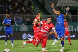 عکس از سعید مهری در دربی ۱۰۴ تهران