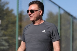 عکس از سعید مظفری زاده مدیرعامل باشگاه تراکتور