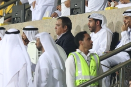 عکس از علی تاجرنیا رئیس هیئت مدیره استقلال در امارات