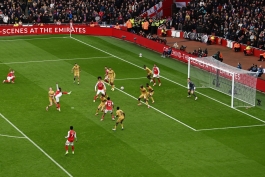 تصویری از دیدار آرسنال کریستال پالاس در لیگ برتر 