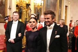 سر دیوید بکام و همسرش ویکتوریا بکام