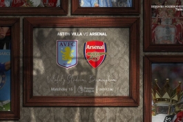 لوگوی آرسنال و استون ویلا 