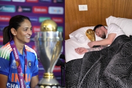 خوابیدن لیونل مسی در کنار کاپ جام جهانی ۲۰۲۶