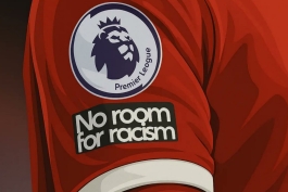 شعار ضد توهین نژادی در پیراهن منچستریونایتد 