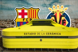 لوگوی بارسلونا و ویارئال 
