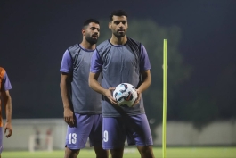 مهدی طارمی-تمرین تیم ملی فوتبال ایران
