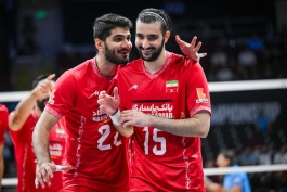 علی حق پرست-عرشیا به نژاد-تیم ملی والیبال ایران-والیبال قهرمانی جهان