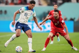 احمد نوراللهی بازیکن سابق پرسپولیس و تیم ملی ایران - جود بلینگام هافبک رئال مادرید و تیم ملی انگلیس - جام جهانی 2022 - لژیونرها