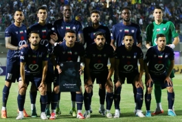عکس تیمی بازیکنان گل گهر سیرجان - مهدی تیکدری - محمدرضا اخباری - عثمان اندونگ - امیرمحمد رزاقی نیا - محمدمهدی زارع